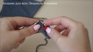 Красивая регланная линия из 4 х петель (реглан сверху)