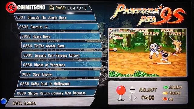 Maquina Arcade Pandora 9S / Lista de juegos - 3160 смотреть онлайн