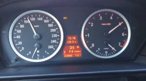 BMW-525i E60 Разгон 0-100 км/ч.
