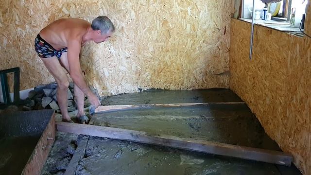 Заливка пола на даче смотреть онлайн