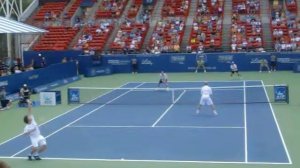 Doubles Championship point at the 2009 Indianapolis Championships