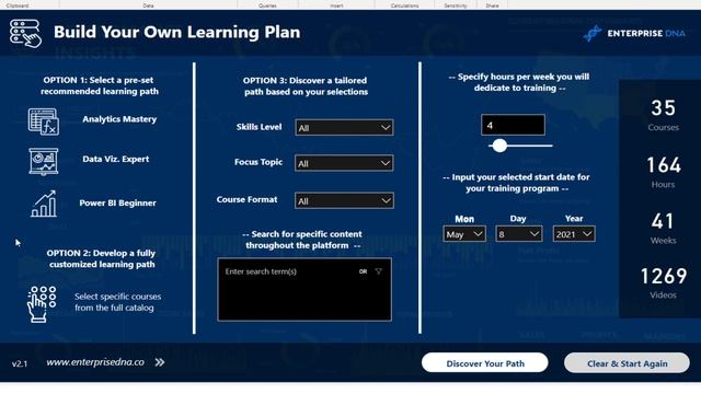 How We Built A Dynamic Learning Map Recommendation Application In Power BI
