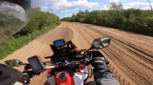 дорога Ухта Усинск июль 2023 на CRF1000