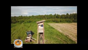 Строим вышки для охоты на кабана и медведя 2 часть.