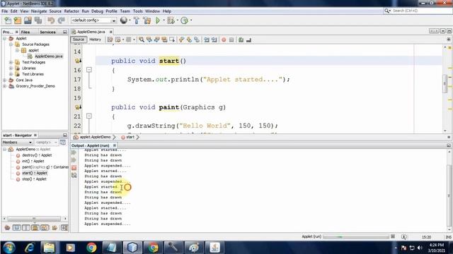 OOP Java (Applets) in Marathi смотреть онлайн