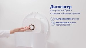 Диспенсер для туалетной бумаги Veiro Professional в больших и средних рулонах JUMBO