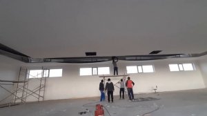 Установка натяжного потолка в Ташкенте,процесс работы.