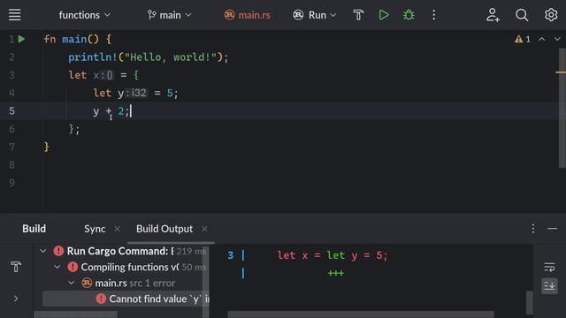7 - Using Functions in Rust смотреть онлайн