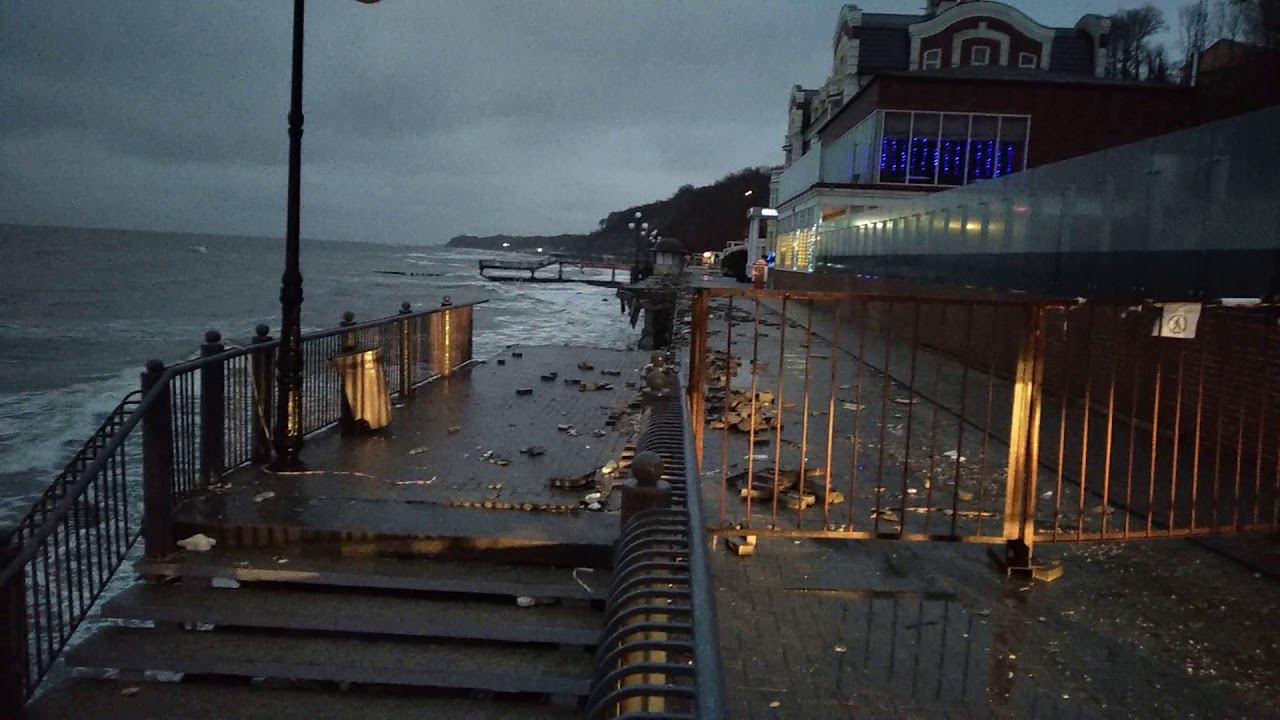 Разрушенный променад в Светлогорске, променад в Светлогорске смыло морем, grand palace эвакуировали смотреть онлайн