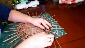 Очень простая загибка для сервировочной салфетки .