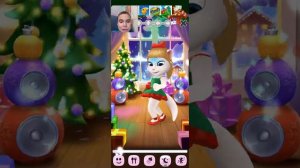 Моя Говорящая Анджела Новогодний танец