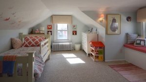 Детская на чердаке. Идеи для детской комнаты на мансарде