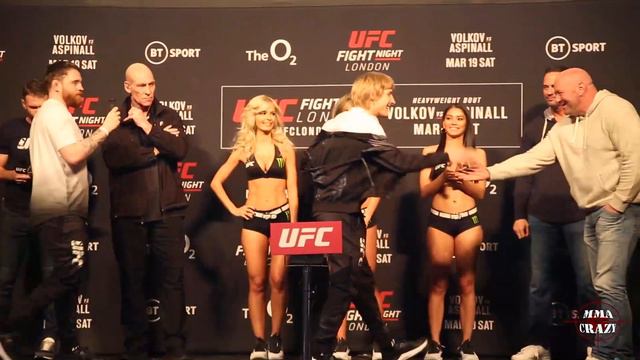 UFC London: Paddy Pimblett vs. Kazula Vargas weigh in face off