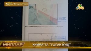 ҚИММАТГА ТУШГАН МУШТ