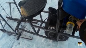 Финские мото-сани"Шмель". Первые и вторые  покатушки,выявление недостатков!!! Часть 6