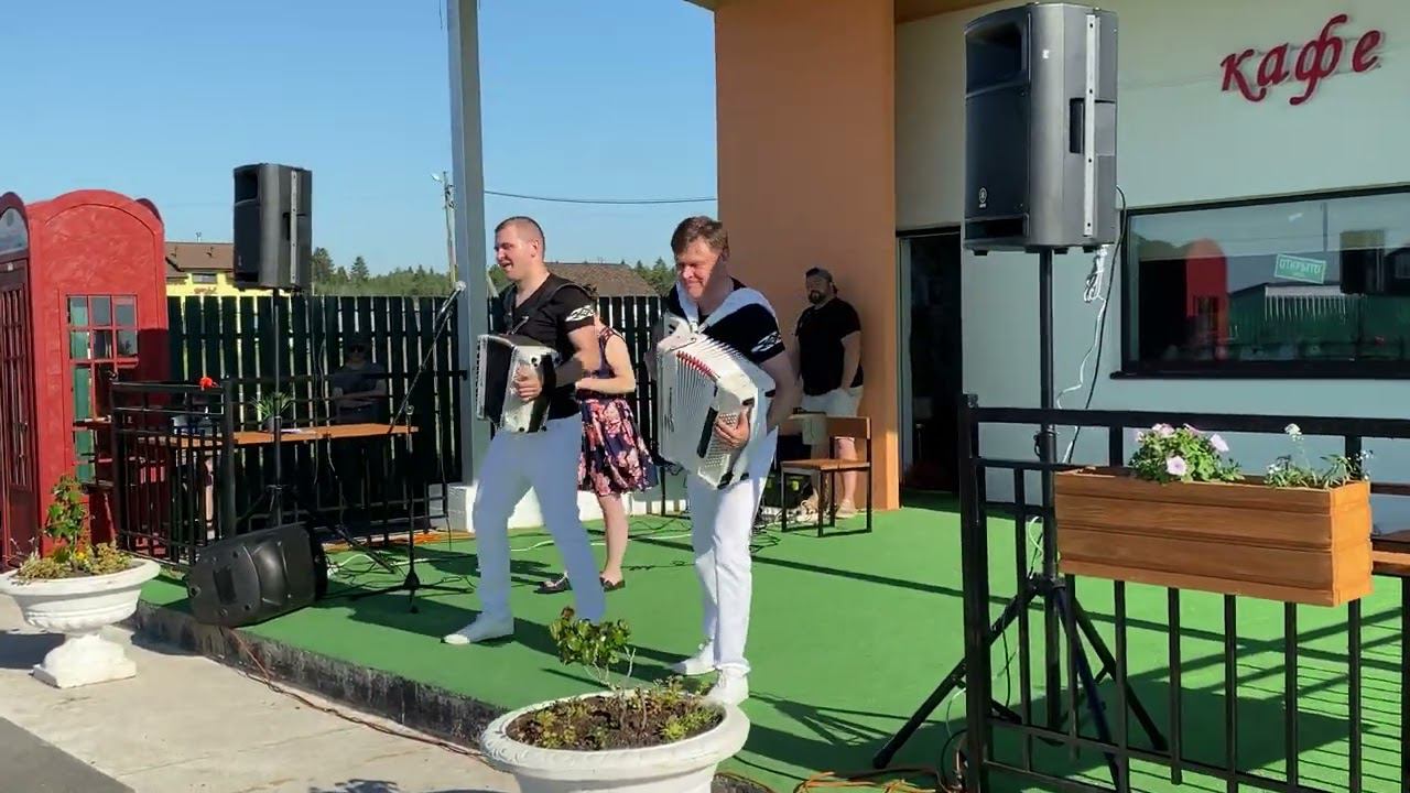 Дуэт аккордеонистов "Штрихкод" У самовара смотреть онлайн