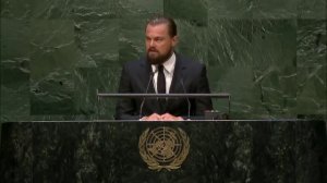 Сергей Шолом_Выступление Леонардо Ди Каприо в ООН по вопросу изменения климата