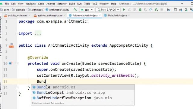 Live Android session on Explicit Intent with Arithmetic Operations between Two activities смотреть онлайн