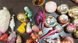 Ёлочные игрушки с времён СССР.