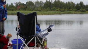 Хороший улов. Турбаза "Мельница" на озере Селигер.