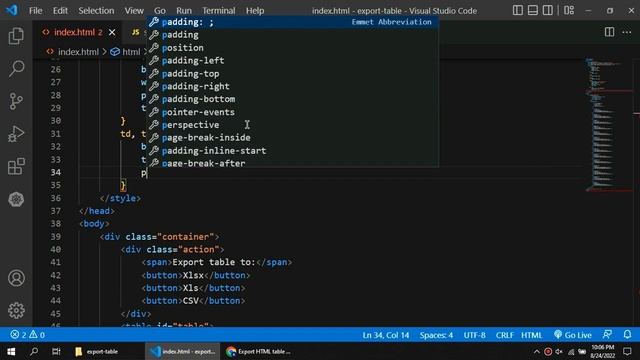 Export HTML table to excel | JavaScript download data as CSV смотреть онлайн