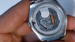 Замена батареи на наручных часах CASIO MTP-1191 {{Replacing the battery on a wristwatch}}