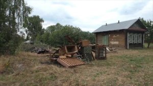 Деревни в глубинке России. Деревня Горки. Деревня на горе. Старинная деревня без купеческих домов.