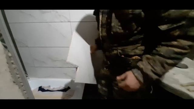 Плиточные работы в ванной комнате