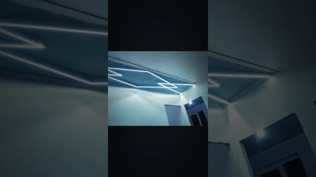 Световые линии в натяжном потолке. смотреть онлайн