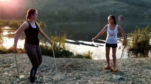 Фланкировка шашкой. На две руки. Основные элементы. (Черт).