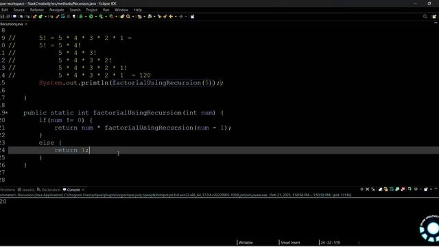 Recursion in java | Ch -1 P-13 | Complete Java Course in hindi
