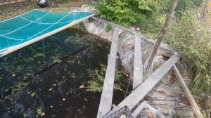Самодельная сетка для пруда от листьев. Вязанные веники из лещины