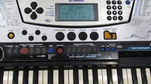 YAMAHA PSR-340 Дисковод и запись музыки. Видео-урок