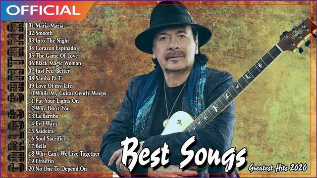 Carlos Santana Very Best Nonstop Playlist - Carlos Santana Greatest Hits Full Album смотреть онлайн
