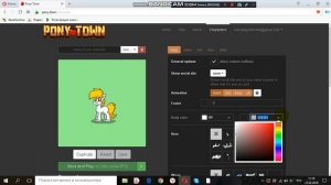 как создать белого медведя в пони тауне