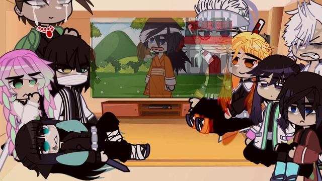 || hashiras react to giyuu got brain damage ( part 1,2) || смотреть онлайн