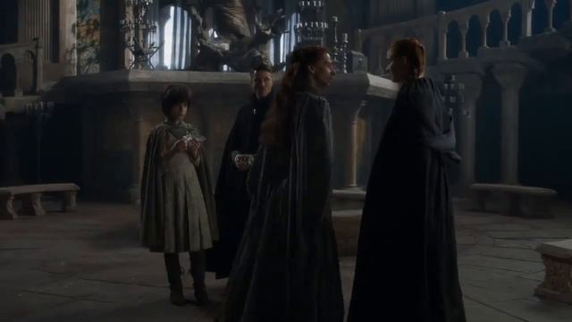 Game of Thrones/Best scene/Sophie Turner/Sansa Stark/Aidan Gillen/Littlefinger/Baelish/Kate Dickie