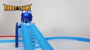 Классные игрушки для детей - Новая железная дорога Robot Trains! - Игровые наборы роботы-поезда