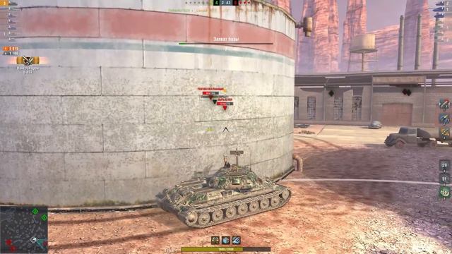 На Победу 0%! ТОП 8 на EU СЕРВЕРЕ Показал всю МОЩЬ ИС7! Tanks Blitz смотреть онлайн