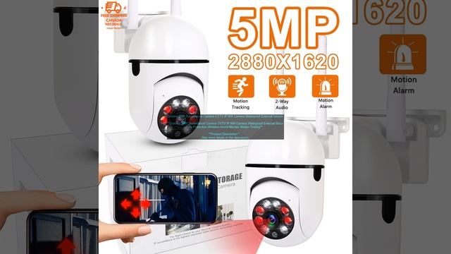 1005005438172917 Outdoor 5MP Surveillance Camera CCTV IP Wifi Camera Waterproof Externa смотреть онлайн