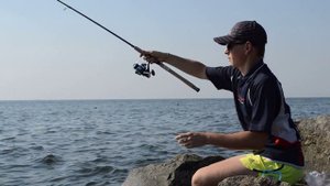 Рыбалка на Азовском море, бычёк в Бердянске