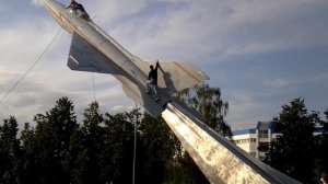 Человек упал с самолёта ! ! !