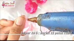 DIY (25) || Tutorial Tuspin Handmade Bunga Gardenia Mix cubit || HOW TO MAKE STICK PIN