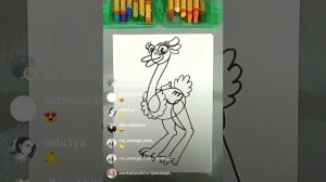 Веселый СТРАУС мы рисуем