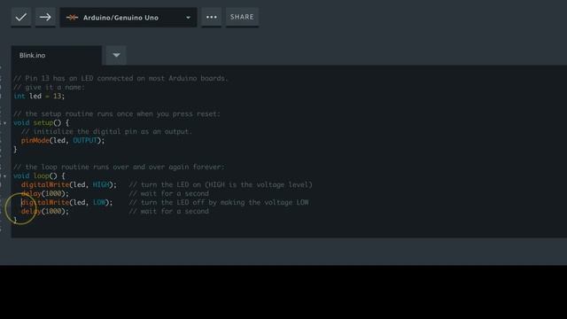H Arduino tweak blink sketch смотреть онлайн