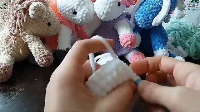 Мастер-класс вязание крючком Плюшевая лошадка (часть 1)