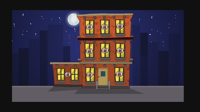 Escape Game Risky Building Out 
Уровень 08