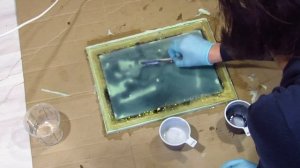 делаем поднос, использую фоторамку из фикс прайс.Силиконовый молд своими руками