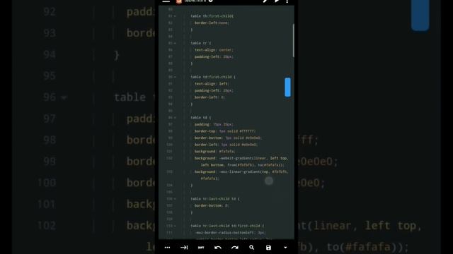 Tutorial buat table html elegant #htmlcss