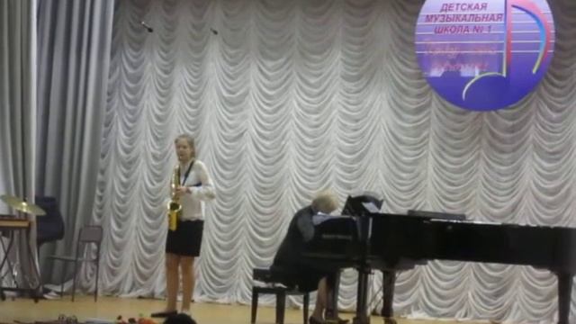 Анастасия Плискина 15 лет. П. Крестон "Соната для саксофона и фортепиано ор. 19, 2 и 3 ч. смотреть онлайн